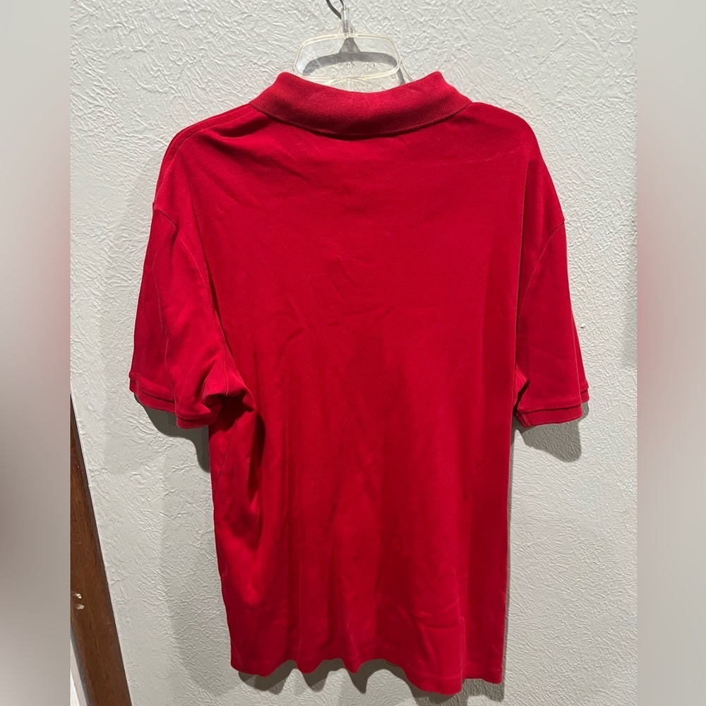 Ralph Lauren Classic Red Polo Shirt Navy Pony Size Small Cotton - Picture 4 of 4